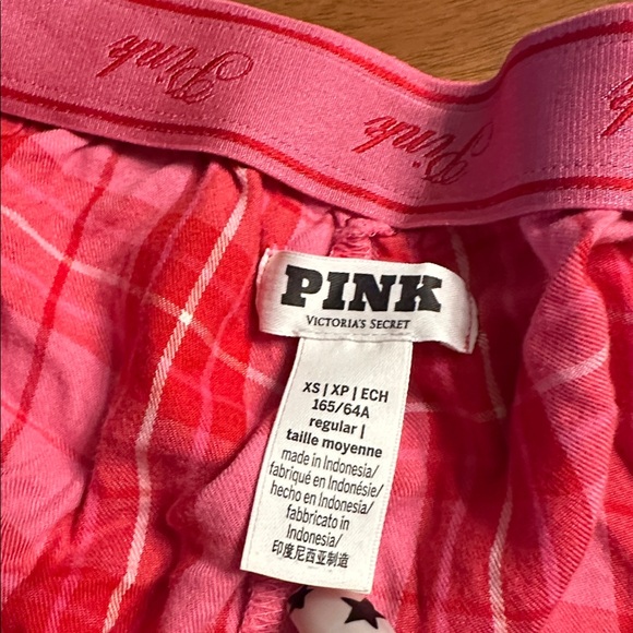 PINK Victoria's Secret Red Plaid Lounge Pants - Picture 3 of 4